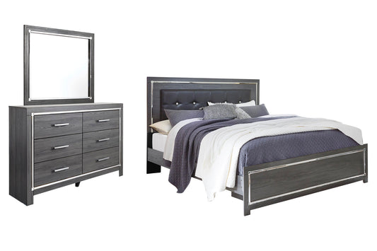 Lodanna Panel Bed With Mirrored Dresser Signature Design by Ashley®