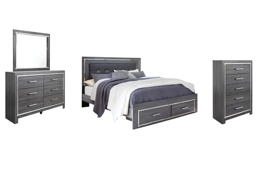 Lodanna Panel Bed With 2 Storage Drawers, Dresser, Mirror, Chest And Nightstand Signature Design by Ashley®