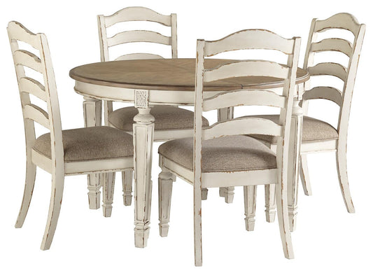 Realyn Dining Table and 4 Chairs Signature Design by Ashley®