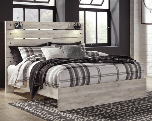 Cambeck Panel Bed With Mirrored Dresser Signature Design by Ashley®