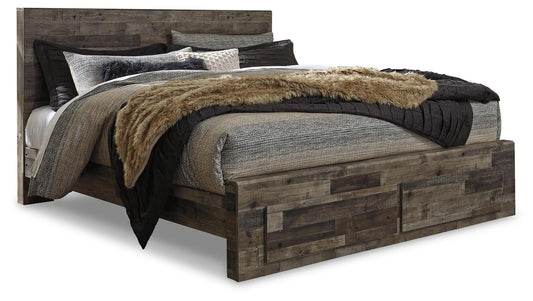 Derekson Panel Bed With 2 Storage Drawers With Mirrored Dresser, Chest And Nightstand Benchcraft®