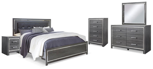 Lodanna Panel Bed With Mirrored Dresser, Chest And Nightstand Signature Design by Ashley®