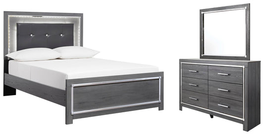 Lodanna Panel Bed With Mirrored Dresser Signature Design by Ashley®