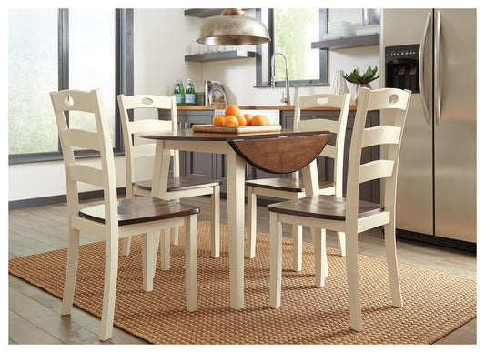 Woodanville Dining Table and 4 Chairs Signature Design by Ashley®