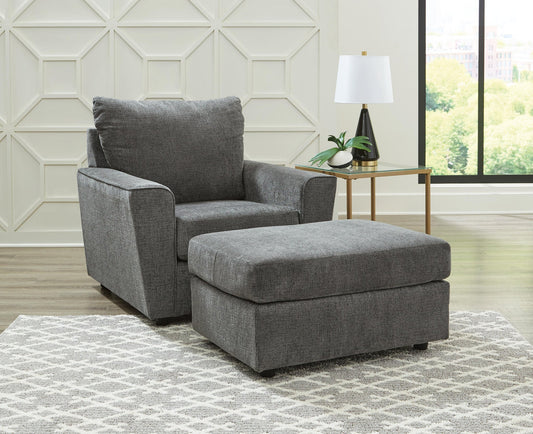 Stairatt Chair and Ottoman Signature Design by Ashley®