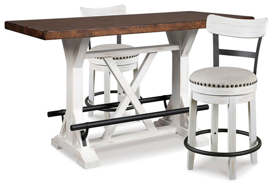 Valebeck Counter Height Dining Table and 2 Barstools Signature Design by Ashley®