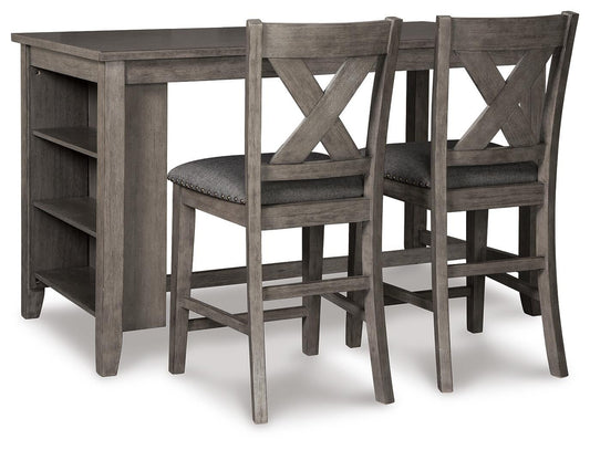 Caitbrook Counter Height Dining Table and 2 Barstools Signature Design by Ashley®