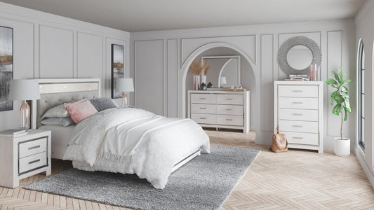 Altyra Panel Bed With Mirrored Dresser Signature Design by Ashley®