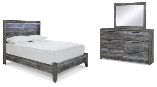 Baystorm Panel Bed With Mirrored Dresser Signature Design by Ashley®