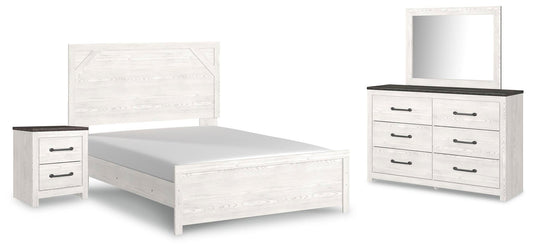 Gerridan Panel Bed With Mirrored Dresser And Nightstand Signature Design by Ashley®