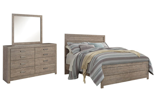 Culverbach Panel Bed With Mirrored Dresser Signature Design by Ashley®