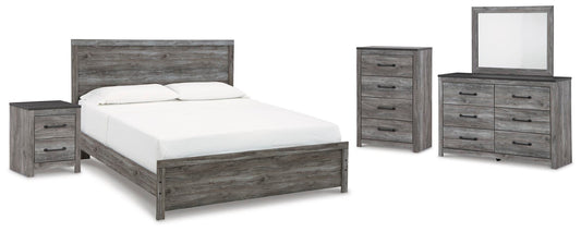 Bronyan Panel Bed With Mirrored Dresser, Chest And Nightstand Signature Design by Ashley®
