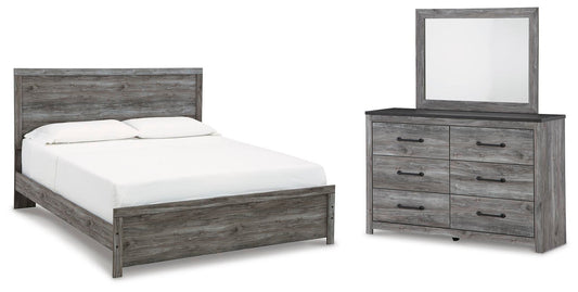 Bronyan Panel Bed With Mirrored Dresser Signature Design by Ashley®