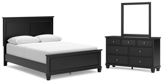 Lanolee Panel Bed With Mirrored Dresser Signature Design by Ashley®