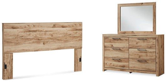 Hyanna Panel Headboard, Dresser And Mirror Signature Design by Ashley®