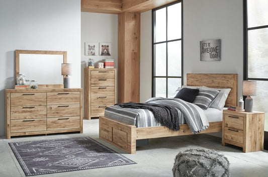 Hyanna Panel Storage Bed, Dresser, Mirror, Chest And Nightstand Signature Design by Ashley®