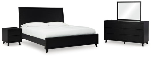 Danziar Panel Bed, Dresser, Mirror And Nightstand Signature Design by Ashley®