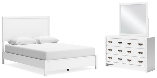 Binterglen Panel Bed With Mirrored Dresser Signature Design by Ashley®
