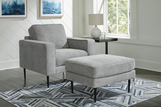 Hazela Chair and Ottoman Signature Design by Ashley®