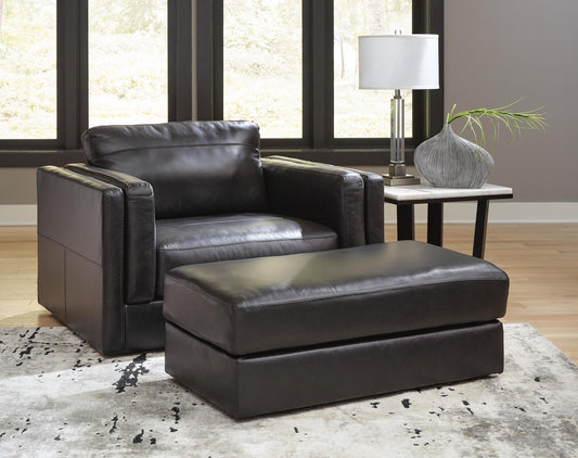 Amiata Chair and Ottoman Signature Design by Ashley®