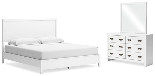 Binterglen Panel Bed With Mirrored Dresser Signature Design by Ashley®