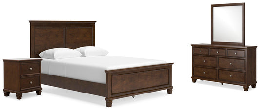 Danabrin Panel Bed With Mirrored Dresser And Nightstand Signature Design by Ashley®