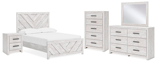 Cayboni Panel Bed, Dresser, Mirror, Chest And Nightstand Signature Design by Ashley®