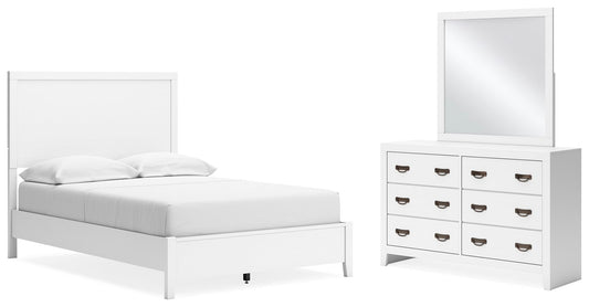 Binterglen Panel Bed With Mirrored Dresser Signature Design by Ashley®