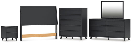 Danziar Panel Headboard, Dresser, Mirror, Chest And Nightstand Signature Design by Ashley®