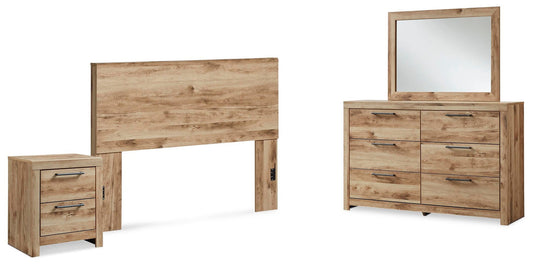 Hyanna Panel Headboard, Dresser, Mirror And Nightstand Signature Design by Ashley®