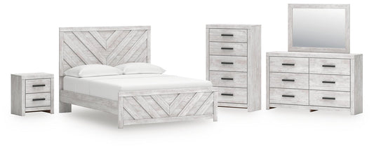 Cayboni Panel Bed, Dresser, Mirror, Chest And Nightstand Signature Design by Ashley®
