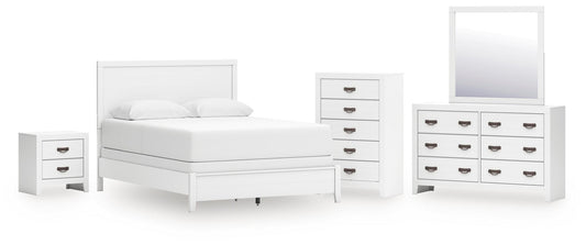Binterglen Panel Bed, Dresser, Mirror, Chest And Nightstand