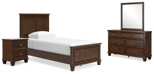 Danabrin Panel Bed With Mirrored Dresser And Nightstand Signature Design by Ashley®