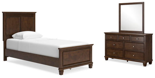 Danabrin Panel Bed With Mirrored Dresser Signature Design by Ashley®
