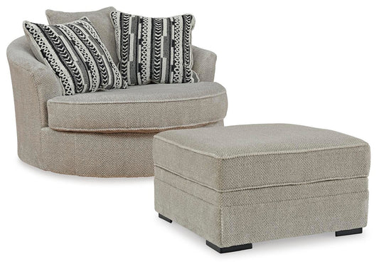 Calnita Chair and Ottoman Benchcraft®