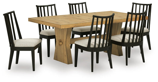 Galliden Dining Table and 6 Chairs Signature Design by Ashley®