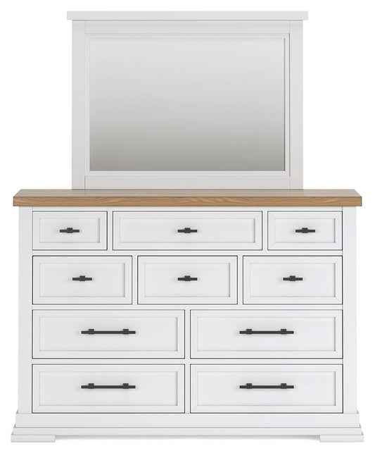 Ashbryn Panel Storage Bed, Dresser, Mirror, Chest And Nightstand