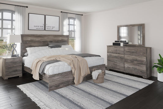 Ralinksi Panel Bed With Mirrored Dresser And Nightstand Signature Design by Ashley®