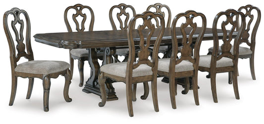 Maylee Dining Table and 8 Chairs Signature Design by Ashley®