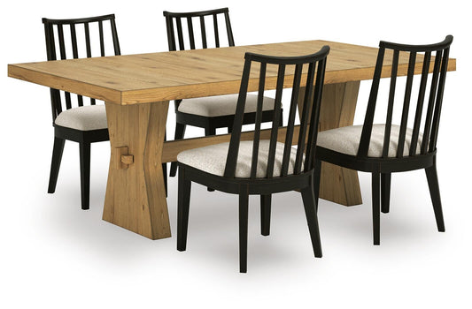 Galliden Dining Table and 4 Chairs Signature Design by Ashley®