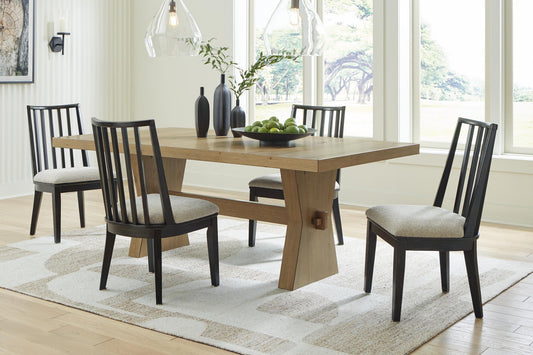 Galliden Dining Table and 4 Chairs Signature Design by Ashley®
