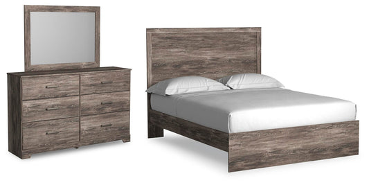 Ralinksi Panel Bed With Mirrored Dresser Signature Design by Ashley®