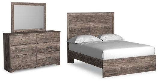 Ralinksi Panel Bed With Mirrored Dresser Signature Design by Ashley®