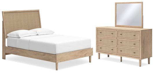 Cielden Panel Bed With Mirrored Dresser Signature Design by Ashley®