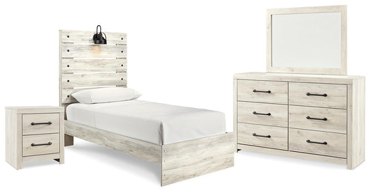Cambeck Panel Bed With Mirrored Dresser And Nightstand Signature Design by Ashley®