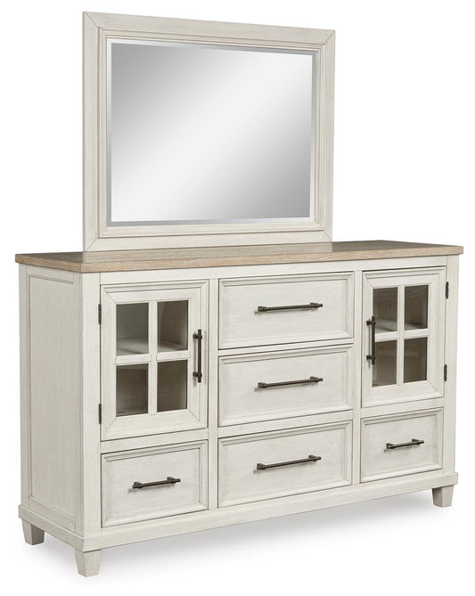 Shaybrock Panel Bed, Dresser, Mirror And Nightstand Benchcraft®