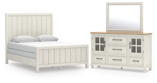 Shaybrock Panel Bed, Dresser And Mirror Benchcraft®