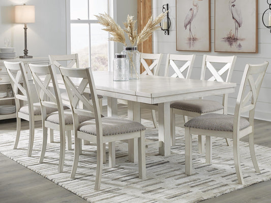 Robbinsdale Dining Table and 8 Chairs Signature Design by Ashley®