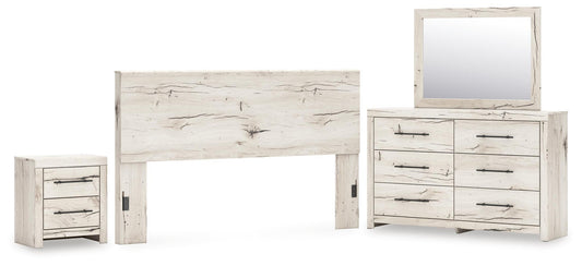 Lawroy Panel Headboard, Dresser, Mirror And Nightstand Benchcraft®