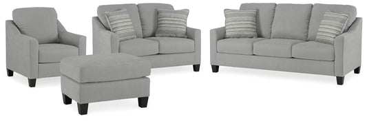 Adlai Sofa, Loveseat, Chair and Ottoman Signature Design by Ashley®